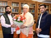 Maharashtra CM Eknath Shinde, writes to LG Manoj Sinha requests for allocating a land build a Maharashtra Bhavan