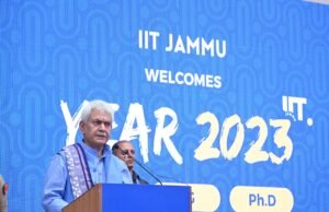 Lt Governor visits IIT Jammu’s Jagti Campus