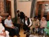 LG, DGP, ADGP visits home of martyr DySp to pay condolences