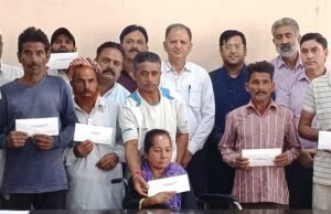 Land allotment orders handed over to Landless PMAY-G Beneficiaries in District Samba