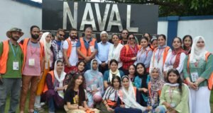 J&K students’ contingent visits Goa Shipyard, INS Hansa