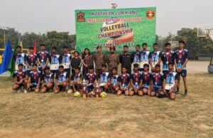 APS Akhnoor lift finals of Northern Command Inter-APS volleyball championship 2023