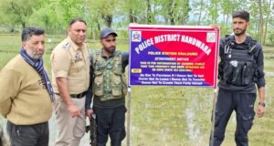 Property of 04 terrorist handlers operating from Pak attached in Handwara