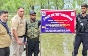 Property of 04 terrorist handlers operating from Pak attached in Handwara