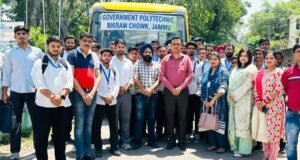 Govt Polytechnic Jammu organizes technical visit for students to Electrical Central Workshop Narwal