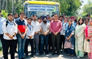 Govt Polytechnic Jammu organizes technical visit for students to Electrical Central Workshop Narwal