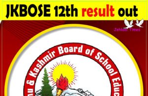 JKBOSE class 12th result declared