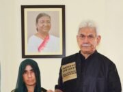 Lt Governor hands over appointment letter to wife of Civilian Bus Driver martyred in Reasi Terror attack