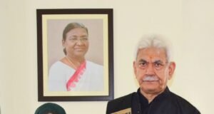 Lt Governor hands over appointment letter to wife of Civilian Bus Driver martyred in Reasi Terror attack