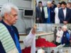 Lt Governor visited SKIMS Hospital, inquired about the health of Civilians injured in Gagangir terror attack