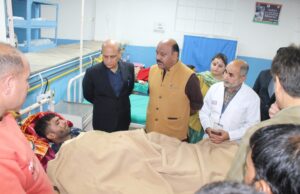 Dy CM visits Kishtwar accident victims at GMC Jammu