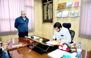 Nitish Rajora assumes charge as Director Information