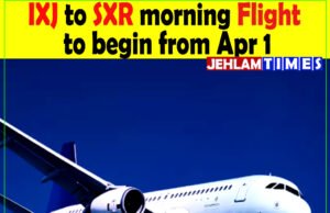 Jammu to Srinagar morning #flight to begin from Apr 1