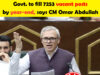 Government to fill 7253 vacant posts by year-end, says CM #OmarAbdullah