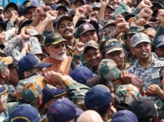 Modi met with brave jawans