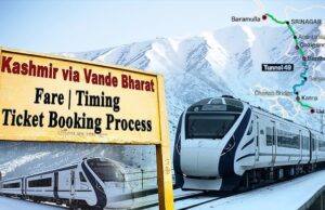 Train Bookings Begin from Kashmir, Marking a New Era of Connectivity