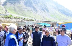 Lieutenant Governor conducts on-site inspection of Shri Amarnath Ji Shrine Board’s Yatri Niwas at Baltal