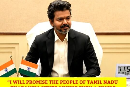“Not Even a Single Rupee Will Be Misused”: CM C Joseph Vijay Promises Corruption-Free Tamil Nadu