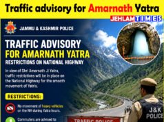Police issue traffic advisory for Amarnath Yatra, announce restrictions on National Highway