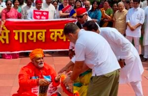 Opposition Stages Dramatic #Skit in Parliament #Protest; Pappu Yadav Dressed as Priest