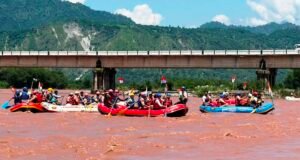 Chenab brims with Patriotic fervor as #Tiranga Boat Rally drifts along mighty River in Reasi