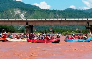 Chenab brims with Patriotic fervor as #Tiranga Boat Rally drifts along mighty River in Reasi