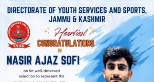 J&K’s Nasir #AjazSofi Selected for #India U-17 Volleyball Team