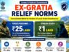 Govt. notifies Ex-gratia norms; Rs. 1 lakh for civilian deaths, Rs. 25 lakh for forces