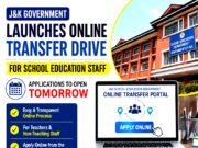 Government launches online transfer drive for School Education staff; Applications to open tomorrow