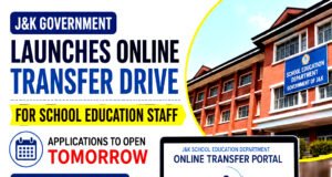 Government launches online transfer drive for School Education staff; Applications to open tomorrow