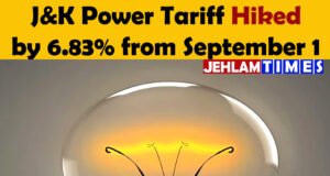 J&K Power #Tariff Hiked by 6.83% from September 1