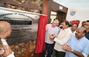 CM Omar Abdullah inaugurates, lays foundation of Housing & Urban Development projects worth over ₹60 crore in Jammu