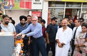 CM Omar Abdullah inaugurates upgraded Residency Road–High Street in Jammu
