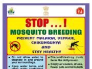 Health Advisory: Stop Mosquito Breeding Around Your Home