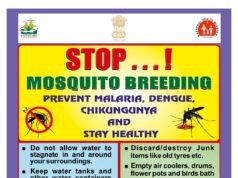 Health Advisory: Stop Mosquito Breeding Around Your Home