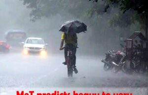 MeT predicts heavy to very heavy rainfall in J&K today, warns of flash flood, landslides