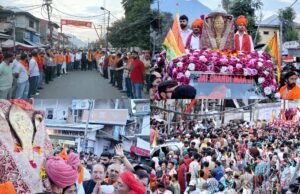 Holy Mace of annual Shree #MachailMata Ji Yatra 2026 leaves for Paddar