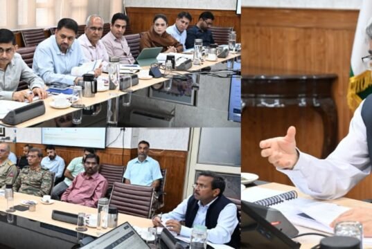 CS reviews nearly ₹40,000 Cr Highway & Tunnel projects across J&K